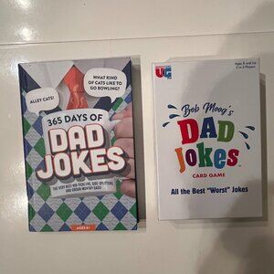 Dad‎ Jokes - Book  (365 Days of Dad Jokes) & Dad Joke Card Game! (new/hg/x)